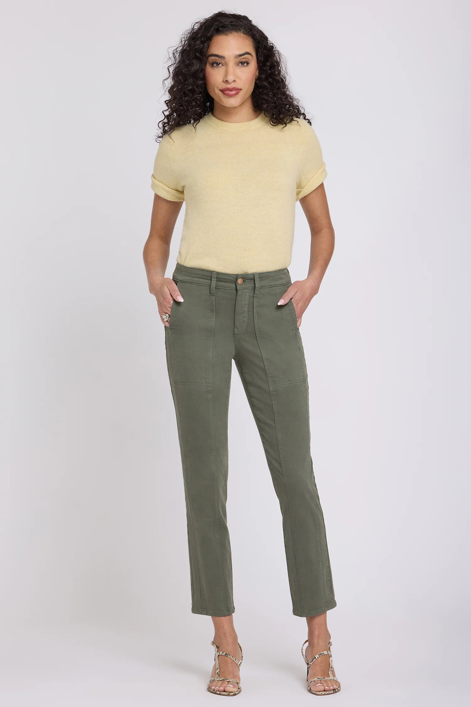 Margot Girlfriend Jeans - Desert Green | NYDJ