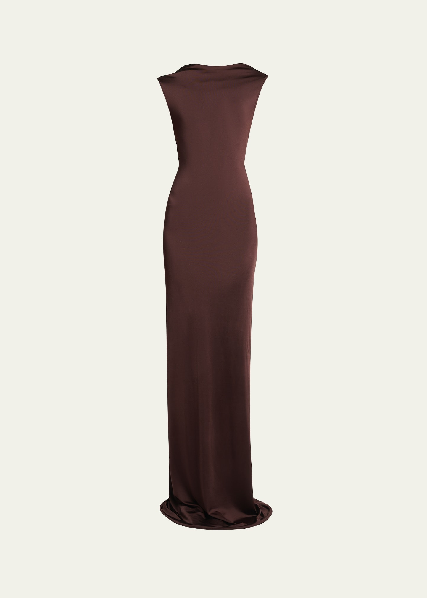 Victoria Beckham Draped Cutout Twist-Back Column Gown | Bergdorf Goodman