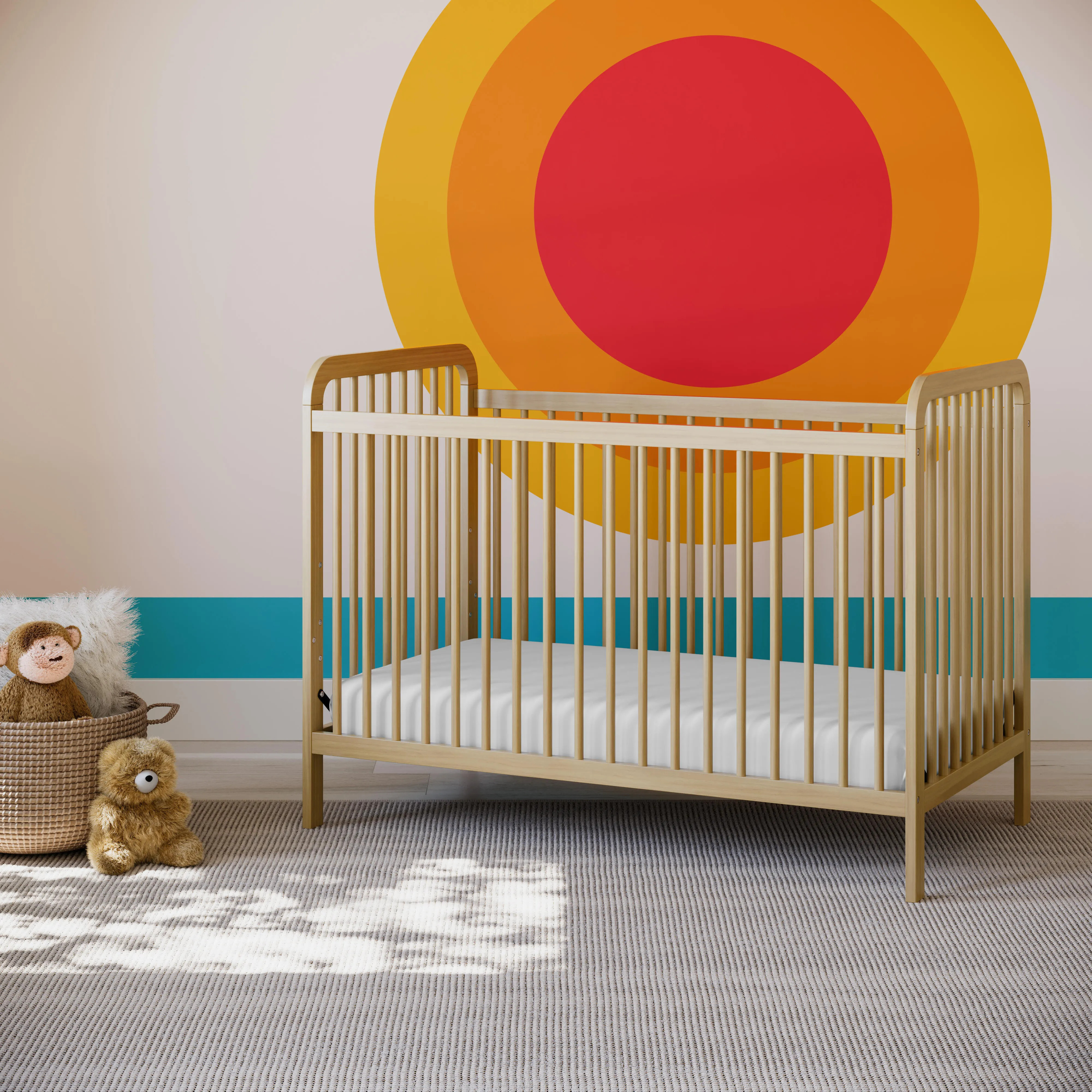 Storkcraft Pasadena 3-in-1 Convertible Crib, Driftwood | Ashley