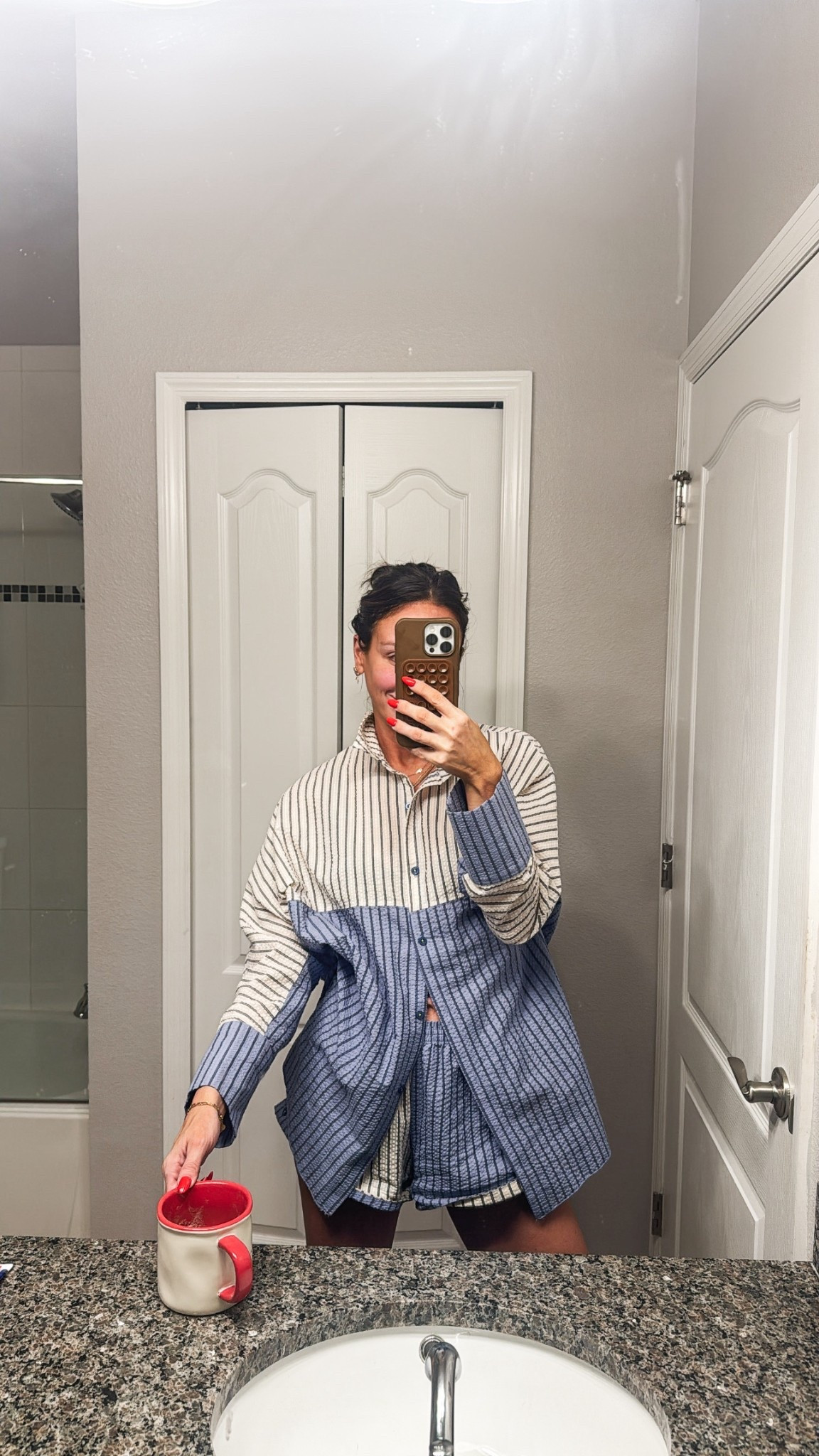 New pj set! Comes in pants too! 

#LTKFindsUnder100 #LTKFindsUnder50