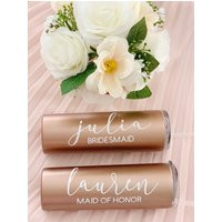 Rose Gold Skinny Tumblers-Bridesmaid Water Bottles-Skinny Tumblers-Maid Of Honor Tumbler-Bridesmaid  | Etsy (US)