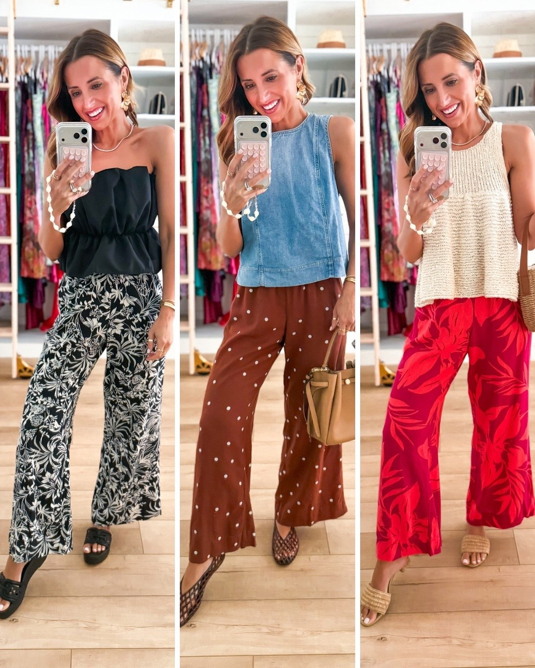 New at Target! Summer outfit. Elevated casual outfit. Mom outfit. Business casual outfit. Vacation outfit. I love these linen-blend wide leg pants + length options! Wearing XS short - runs big so size down! I added a stretchy belt to the top of the waist band to cinch it in. XS in ruffled top. I went up half a size in wedges.

#LTKootd #LTKPetite #LTKTravel