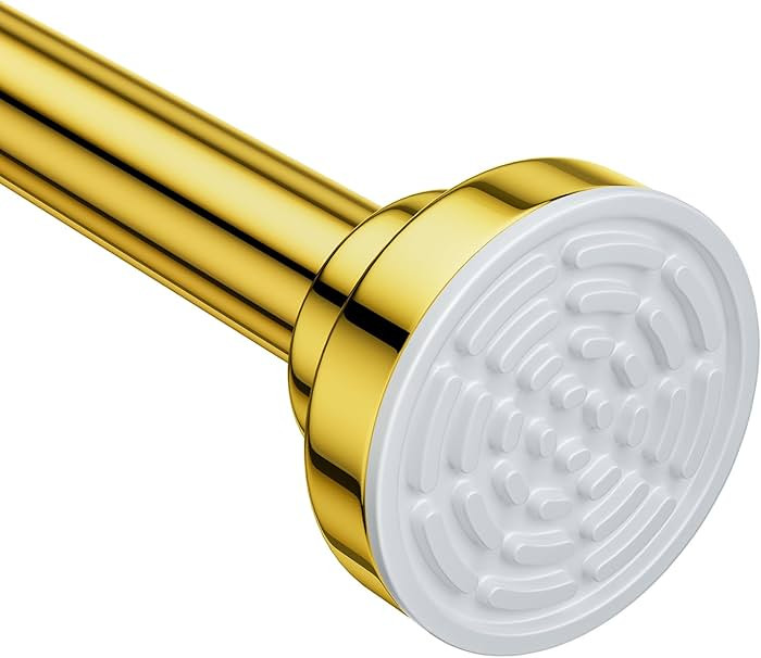 Ausemku Shower Curtain Rod Tension - 26-76 Inch Never Rust Non-Slip Spring Tension Curtain Rod No... | Amazon (US)