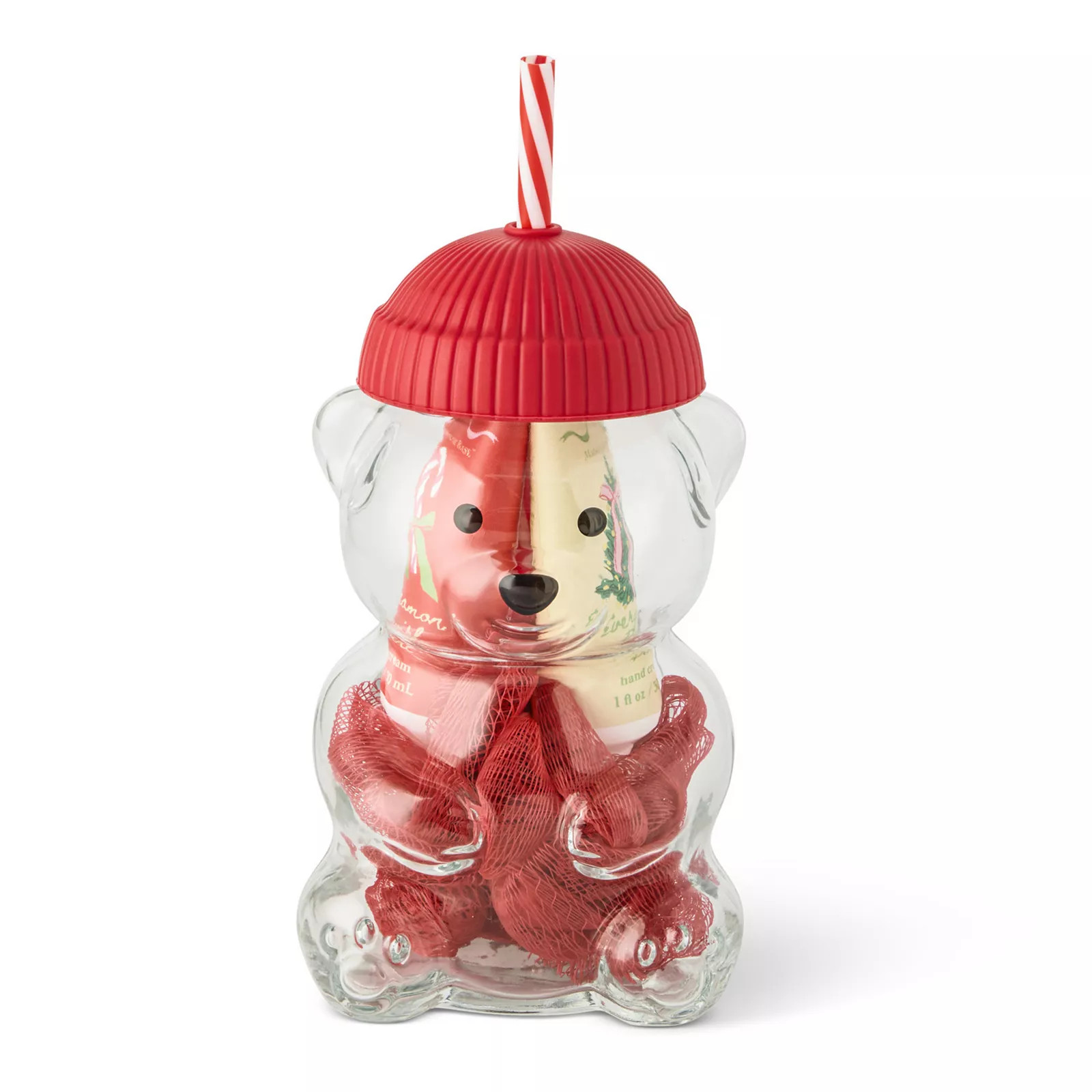 MAISON DE BASE Hand Creams, Mesh Pouf & Bear Cup 4-Piece Set | Kohl's