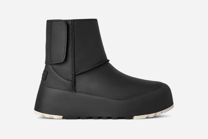 UGG® Women's Classic StreetScape Leather Classic Boots in Black/Jasmine, Size 6 | UGG (US)