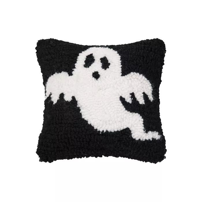 C&F Home 8" x 12" Spooky Ghost Hooked Petite Halloween Throw Pillow | Target