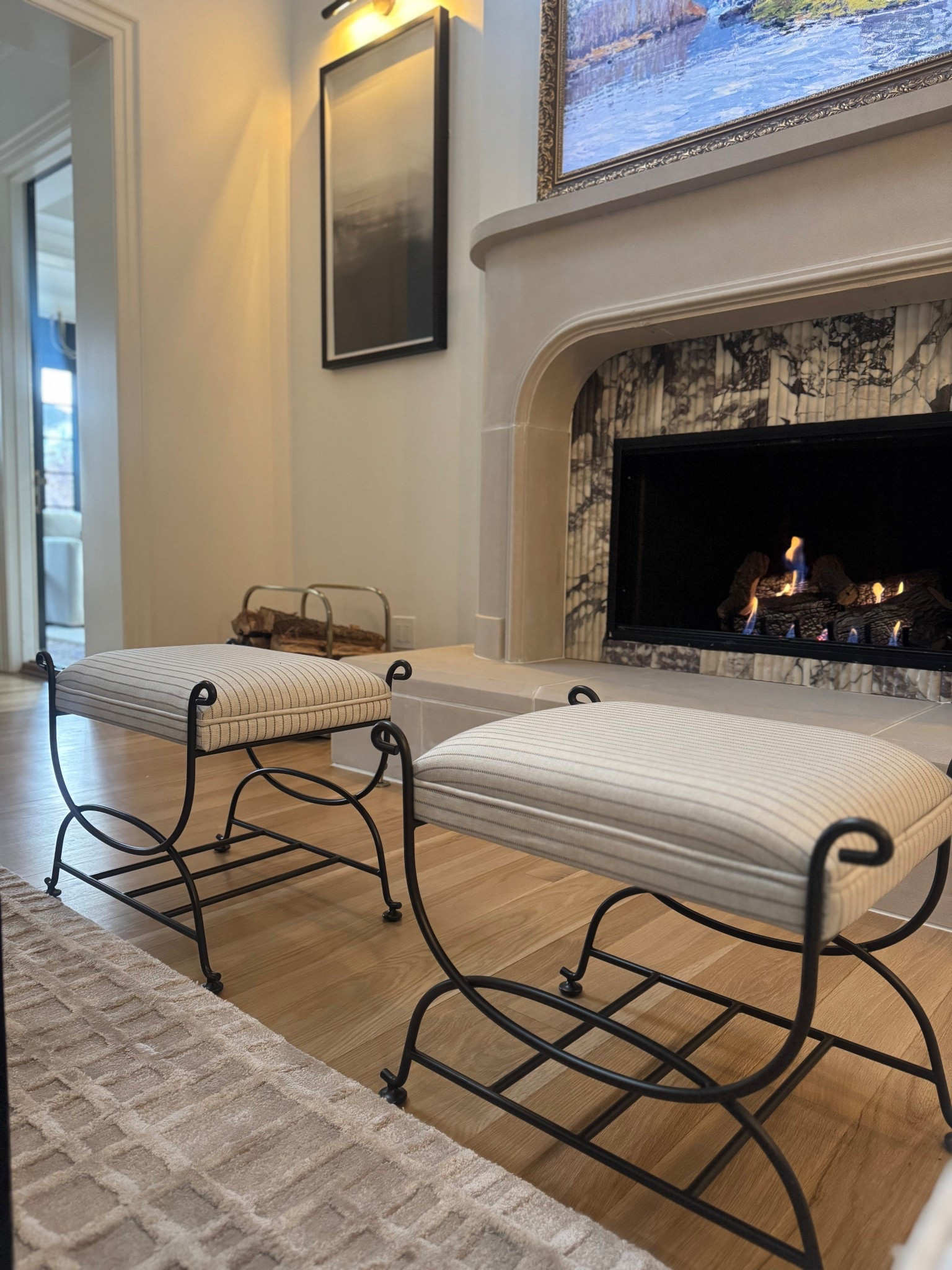 The perfect foot stool ottomans 

Iron and upholstered ottoman 



#LTKHome #LTKSaleAlert #LTKmomlife