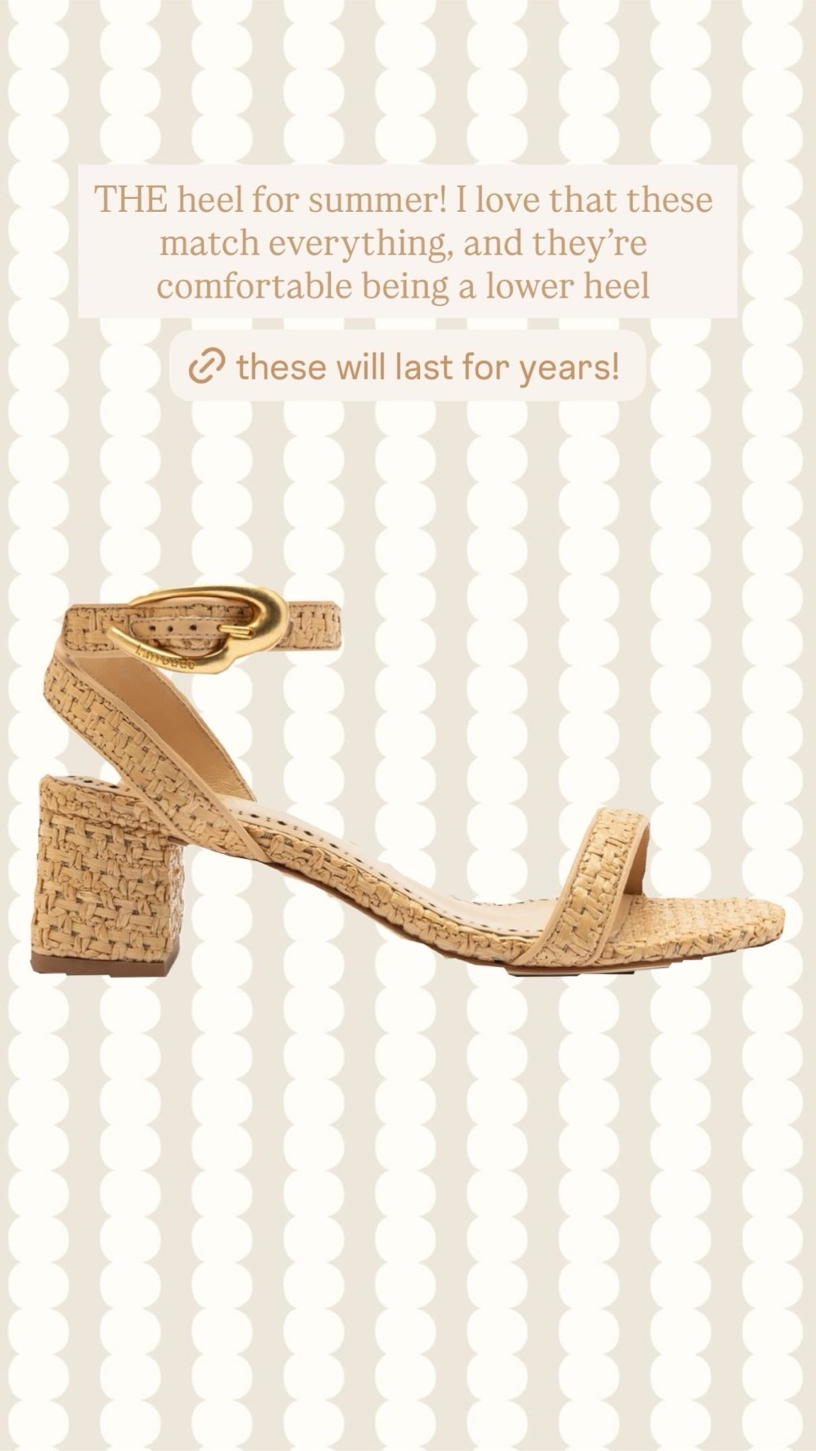 The best heel for summer

#LTKgrwm #LTKSeasonal #LTKootd