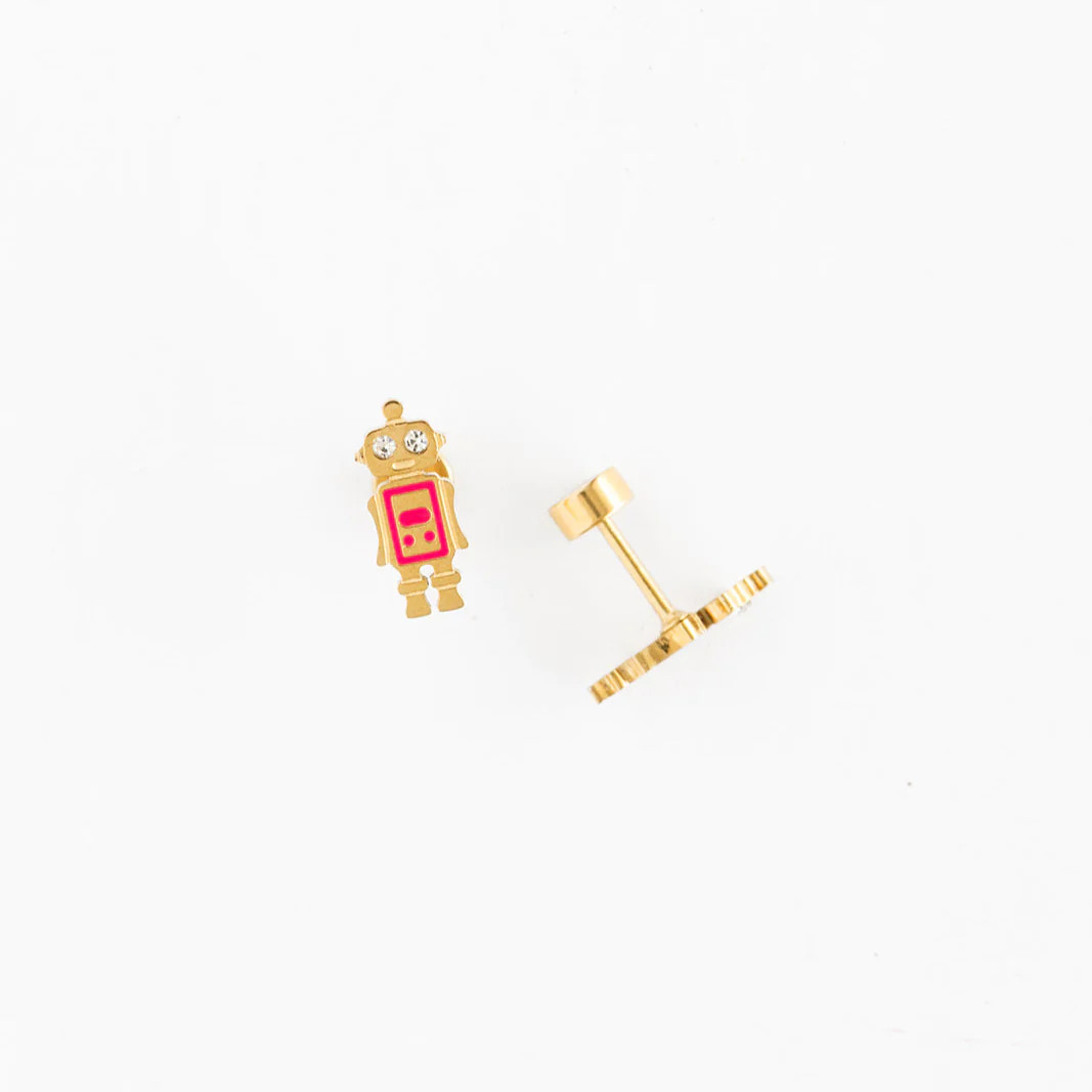 Robot Stud Earring | Pip Pop Post