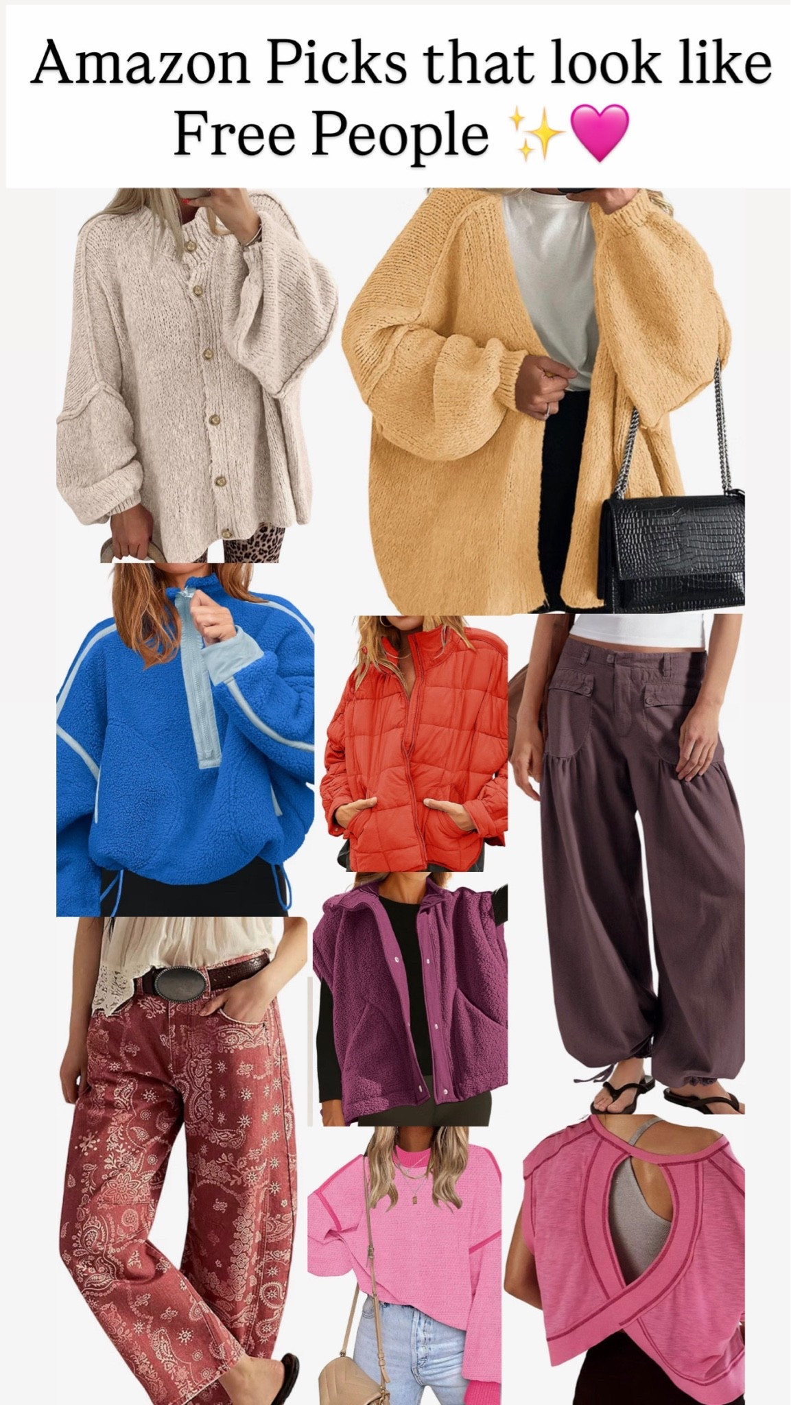 Amazon looks that give Free People vibes