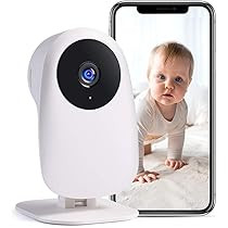 Nooie Baby Monitor with Camera and Audio 1080P Night Vision Motion and Sound Detection 2.4G WiFi Hom | Amazon (US)