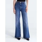 Scoop Women's and Women's Plus High Rise Creased Flare Jean, Sizes 0-28W | Walmart (US)