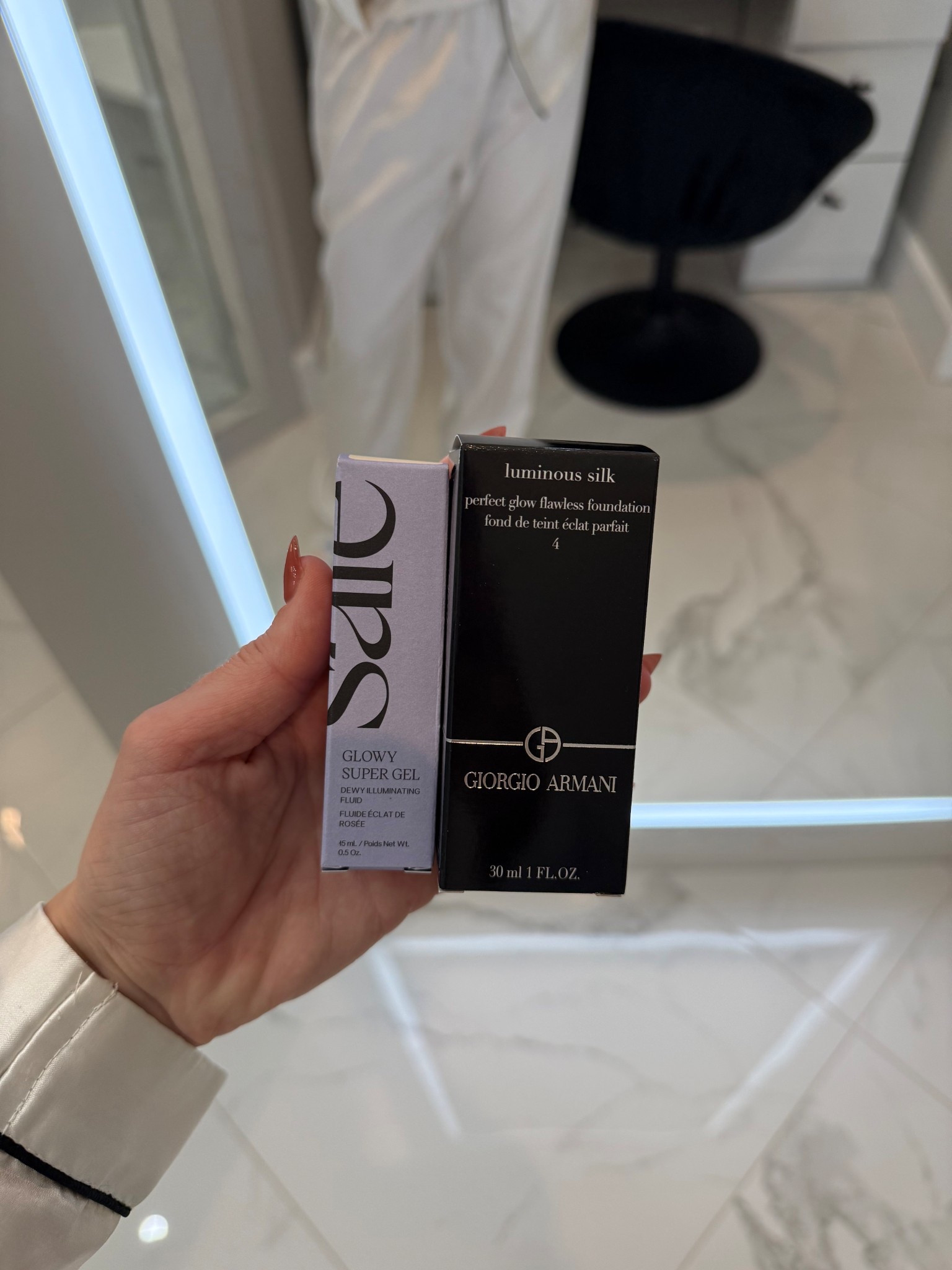 My two latest muses ✨ I’ve heard so many good things about both of these and actually had two different clients recommend them to me. I’ve been dying to try them. The first one is supposed to make your skin look so smooth and youthful, and the foundation is known as one of the best on the market!!! Giorgio Armani for the win 🥇 

#LTKBeauty #LTKOver40 #LTKTravel