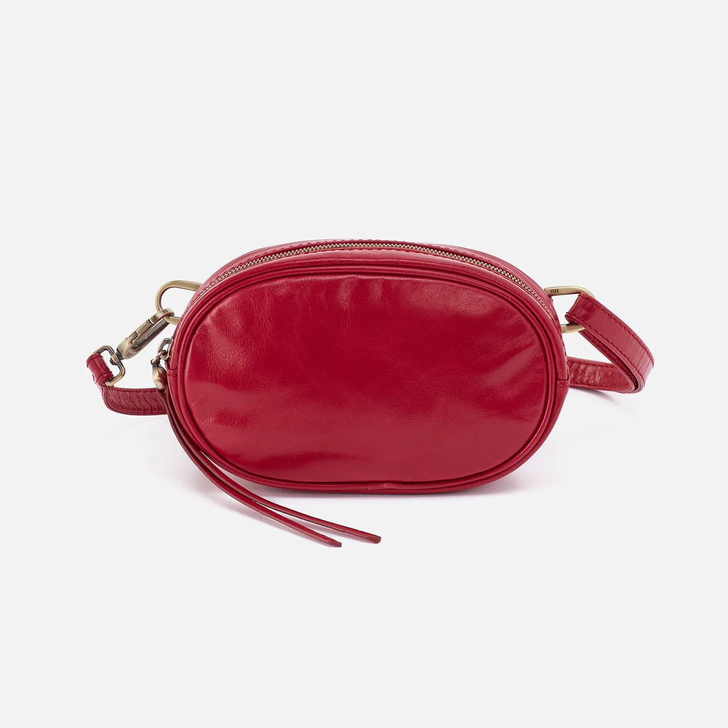 Kerry Belt Bag in Polished Leather - Claret | HOBO Bags