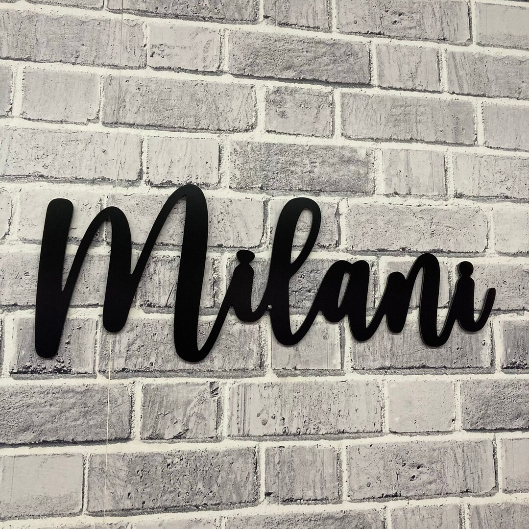 Personalized Matte Black Name Signs for Your Home or Business -  Nursery sign | Etsy (CAD)