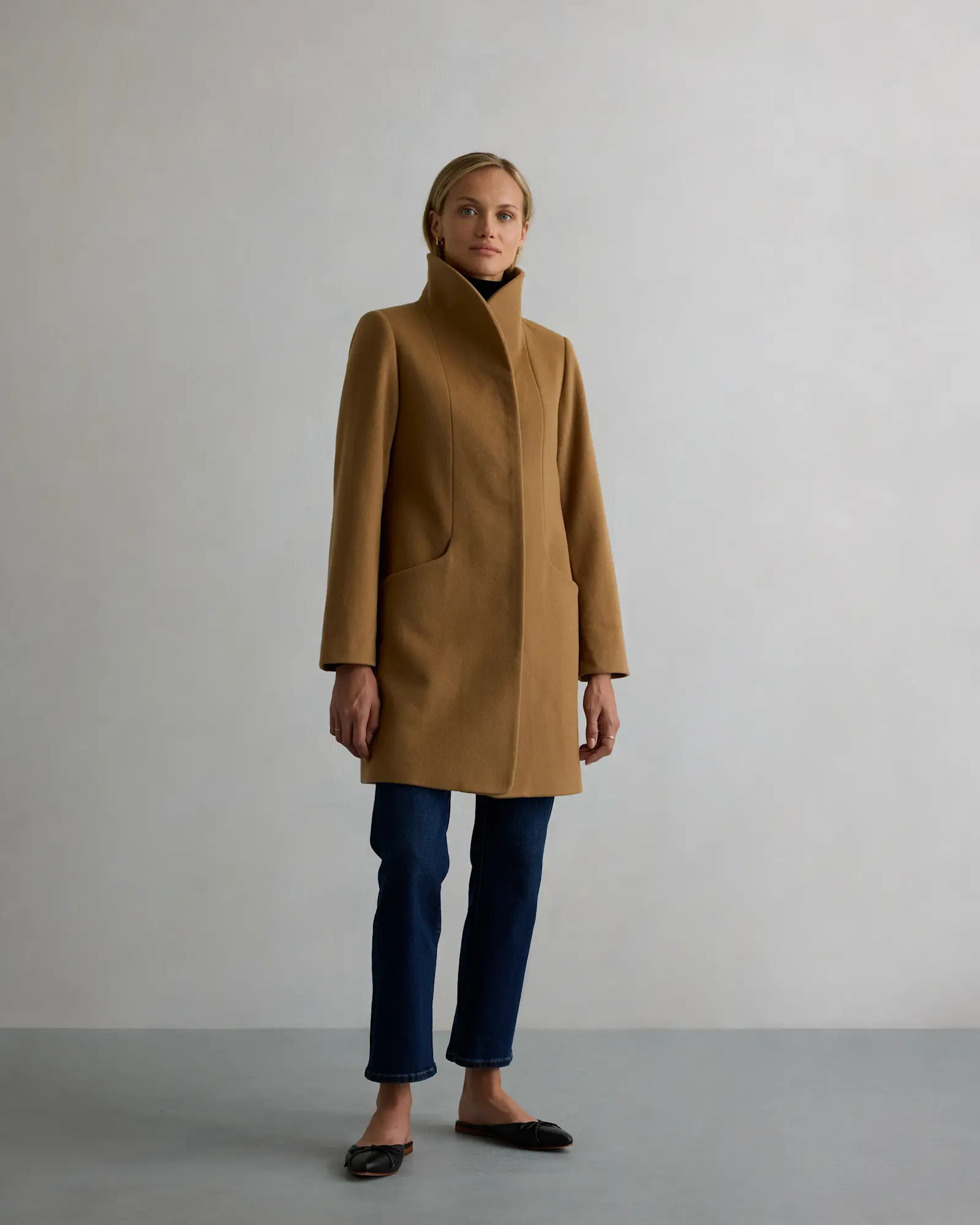 Italian Wool Cocoon Coat | Quince