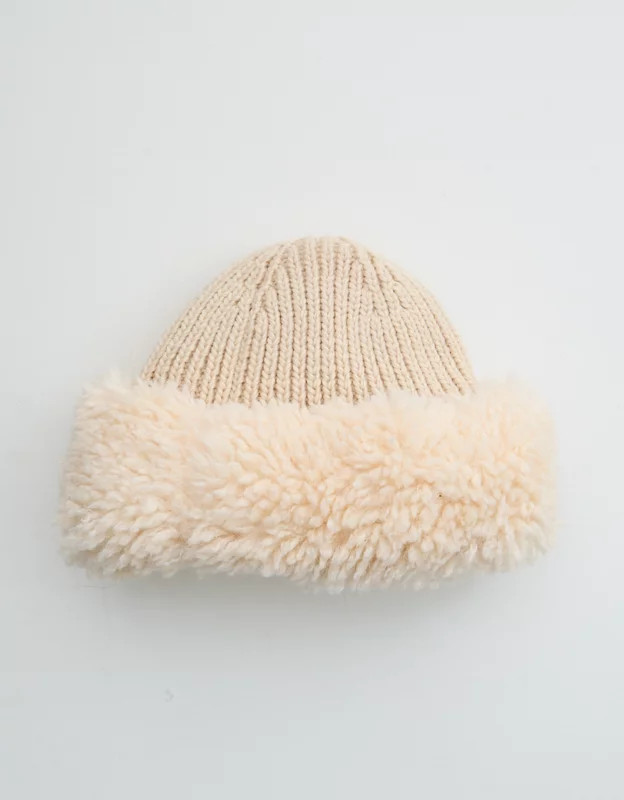 Aerie Curly Fur Pillbox Hat | Aerie