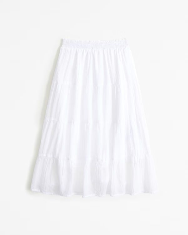 girls smocked tiered maxi skirt | girls new arrivals | Abercrombie.com | Abercrombie & Fitch (US)