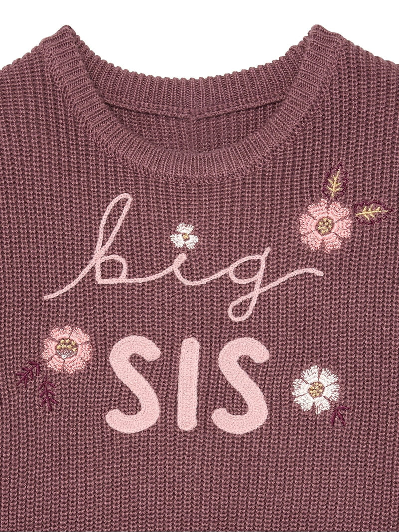 Modern Moments by Gerber Sibling Matching Sweater, Sizes 0/3 Months - 5T | Walmart (US)
