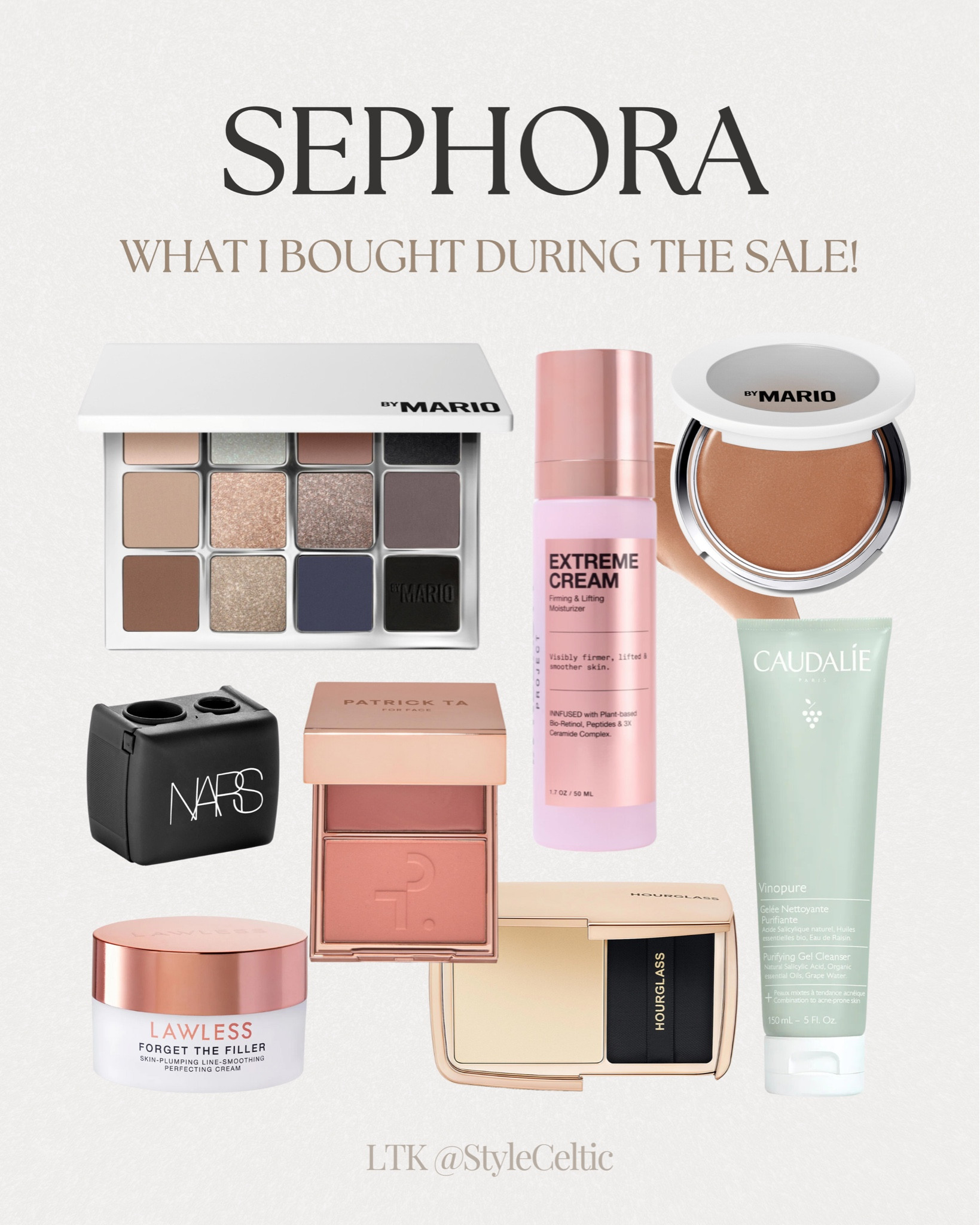 Sephora Holiday Savings Event Sale - What I Bought and LOVED ✨
.
.
Makeup by Mario ethereal eyes eyeshadow palette, skin enhancing cream bronzer, nars pencil sharpener, nars natural radiant long wear foundation, INN BEAUTY extreme cream, hourglass pressed powder, caudalie face wash, Patrick ta not too much blush duo, lawless primer, nars creamy concealer, Sephora sale, Sephora deals, holiday gifts, makeup gifts, gifts for her, bridesmaid gifts, stocking stuffers, Ulta beauty, Black Friday, cyber Monday, makeup deals, beauty deals, skincare deals, makeup looks, bridal makeup, wedding makeup, makeup artist kit restock, 2025 makeup kit, makeup bag, travel makeup 

#LTKBeauty #LTKFindsUnder100 #LTKSaleAlert