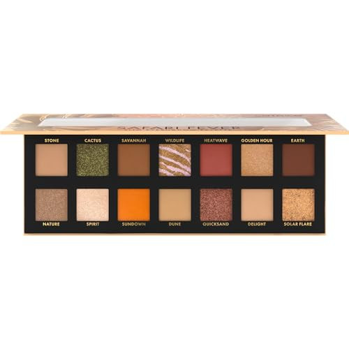 Catrice | Safari Fever Slim Eyeshadow Palette | 14 Highly-Pigmented Matte, Shimmer, & Metallic Shades | Vegan & Cruelty Free | Amazon (US)
