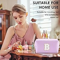 Gifts for Girls Initial Makeup Bag Personalized Cosmetic Bag with Zipper Cute Travel Toiletry Bag... | Amazon (US)