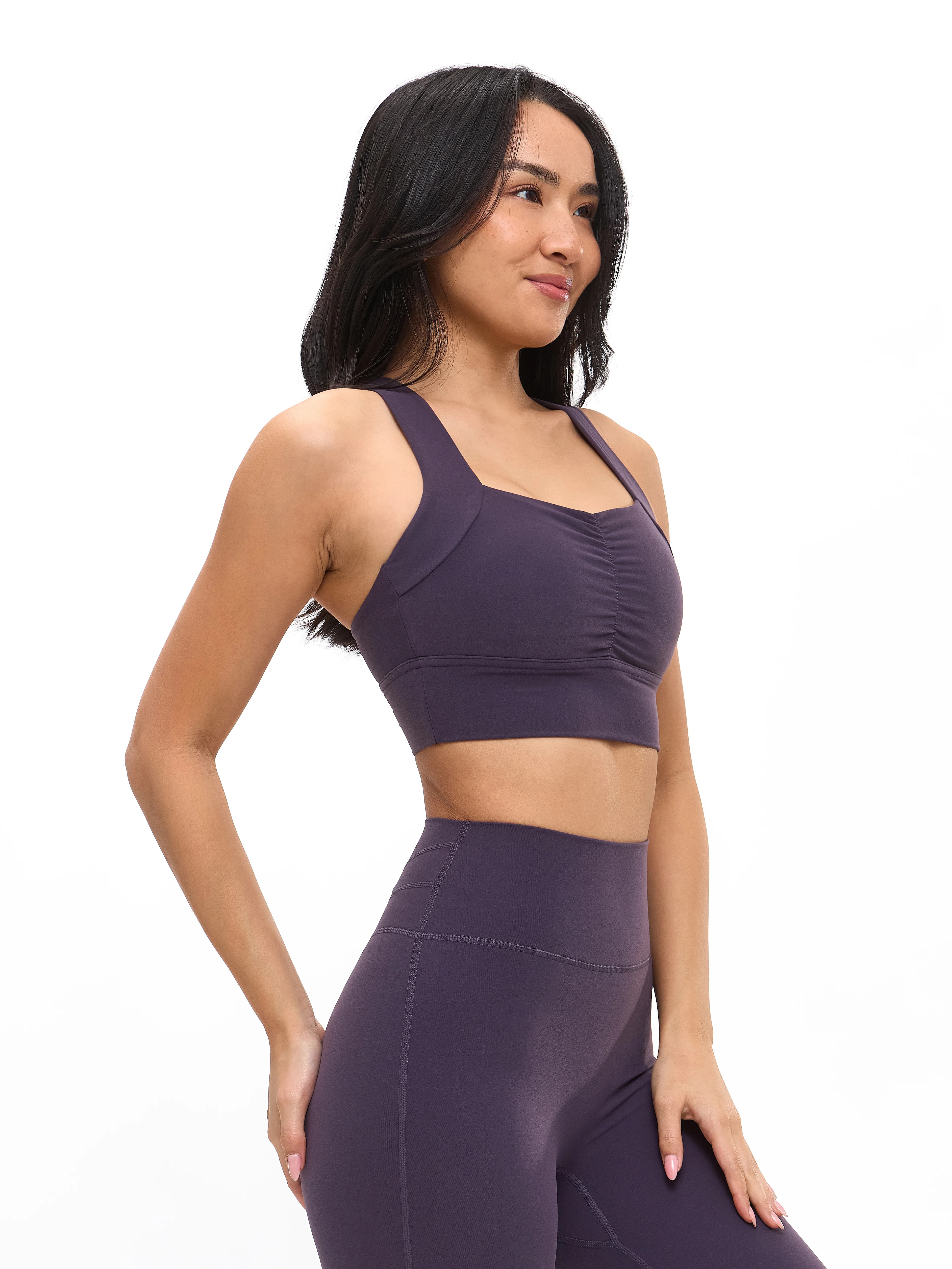 Bloom Sports Bra - Purple Shadow XXXL | Buffbunny