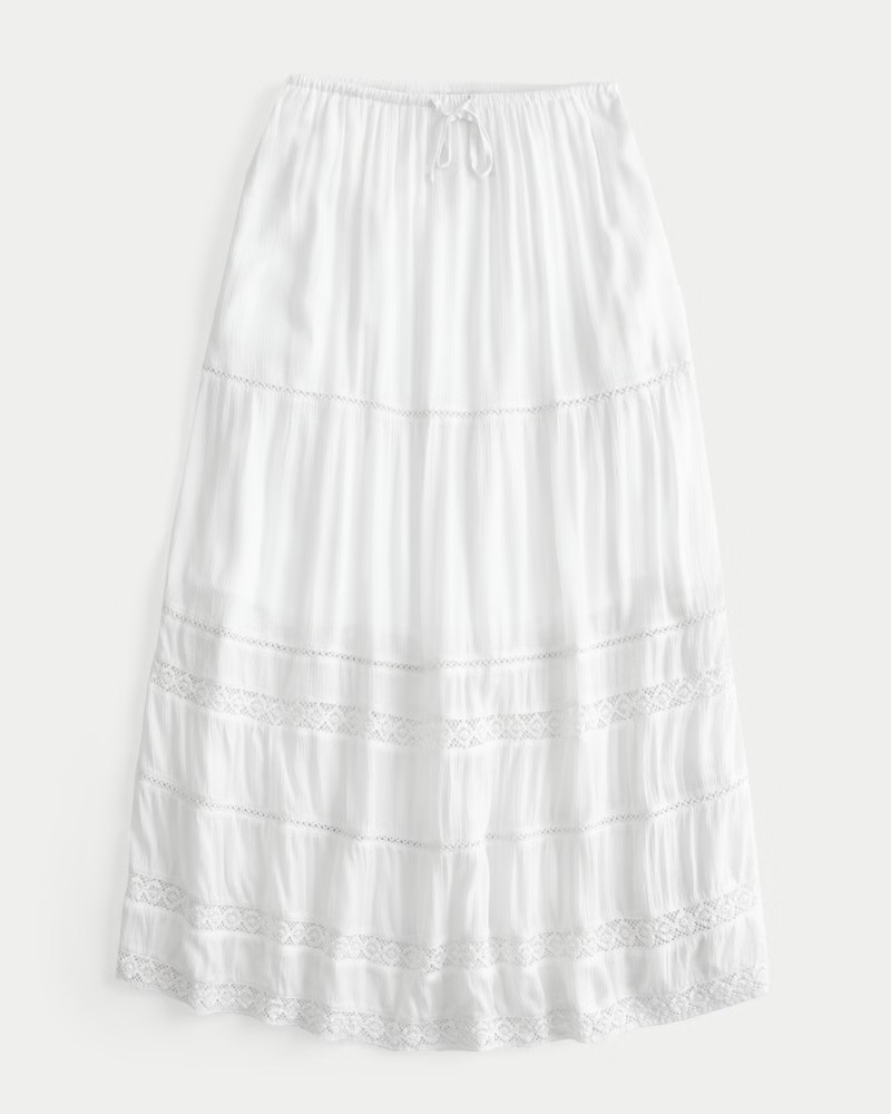 Lace Maxi Skirt | Hollister (US)