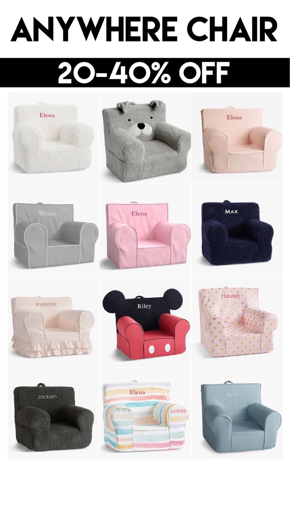 Pottery barn kids anywhere chairs on sale 

#LTKsalealert #LTKCyberweek #LTKkids