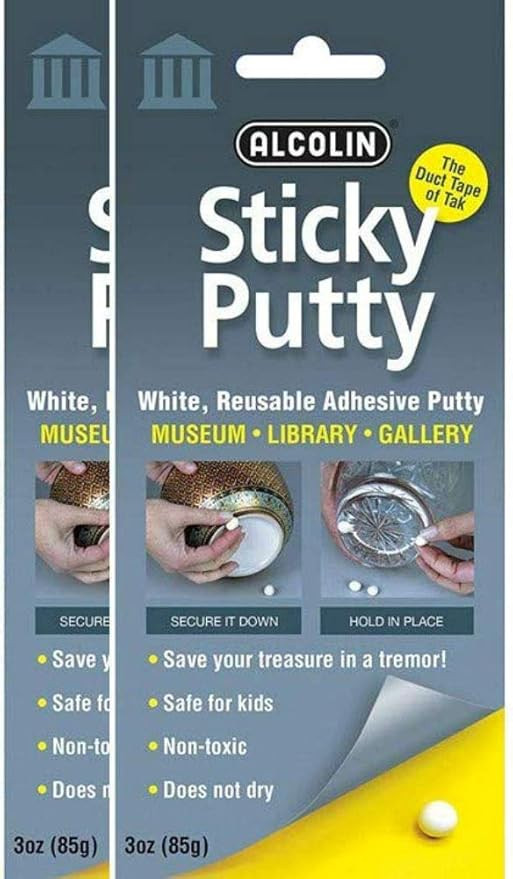 Sticky Putty- Reusable Museum & Gallery Quality Adhesive Putty,- 2 Pack | Amazon (US)