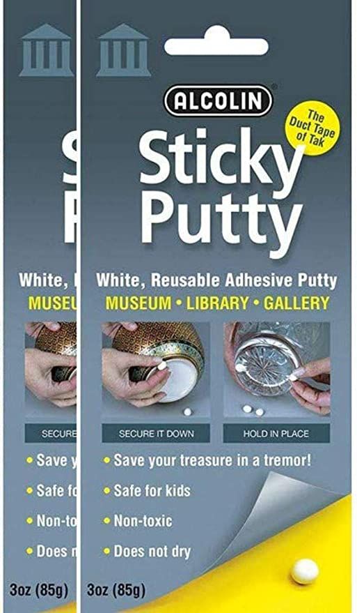 Sticky Putty- Reusable Museum & Gallery Quality Adhesive Putty,- 2 Pack | Amazon (US)