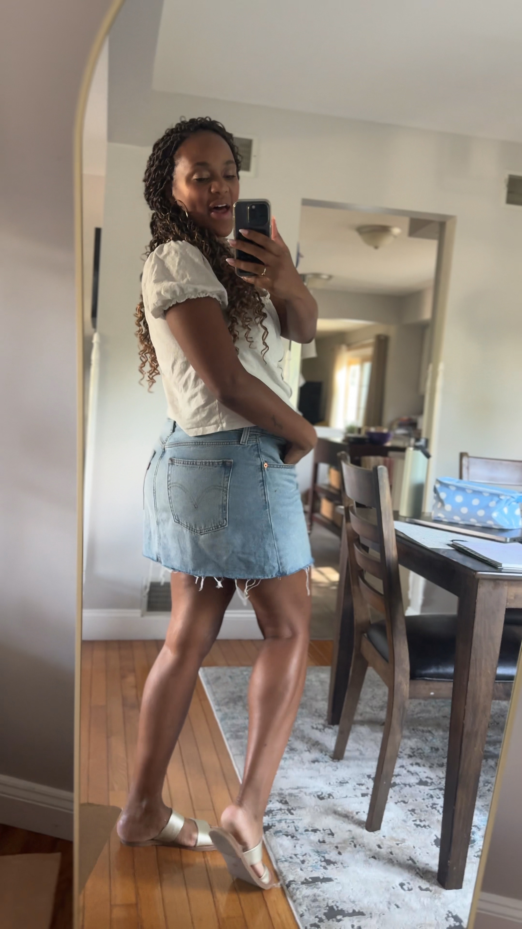 I love this Jean skirt from Levi! The best summer look for any and everything! 

#LTKVideo #LTKStyleTip #LTKMidsize