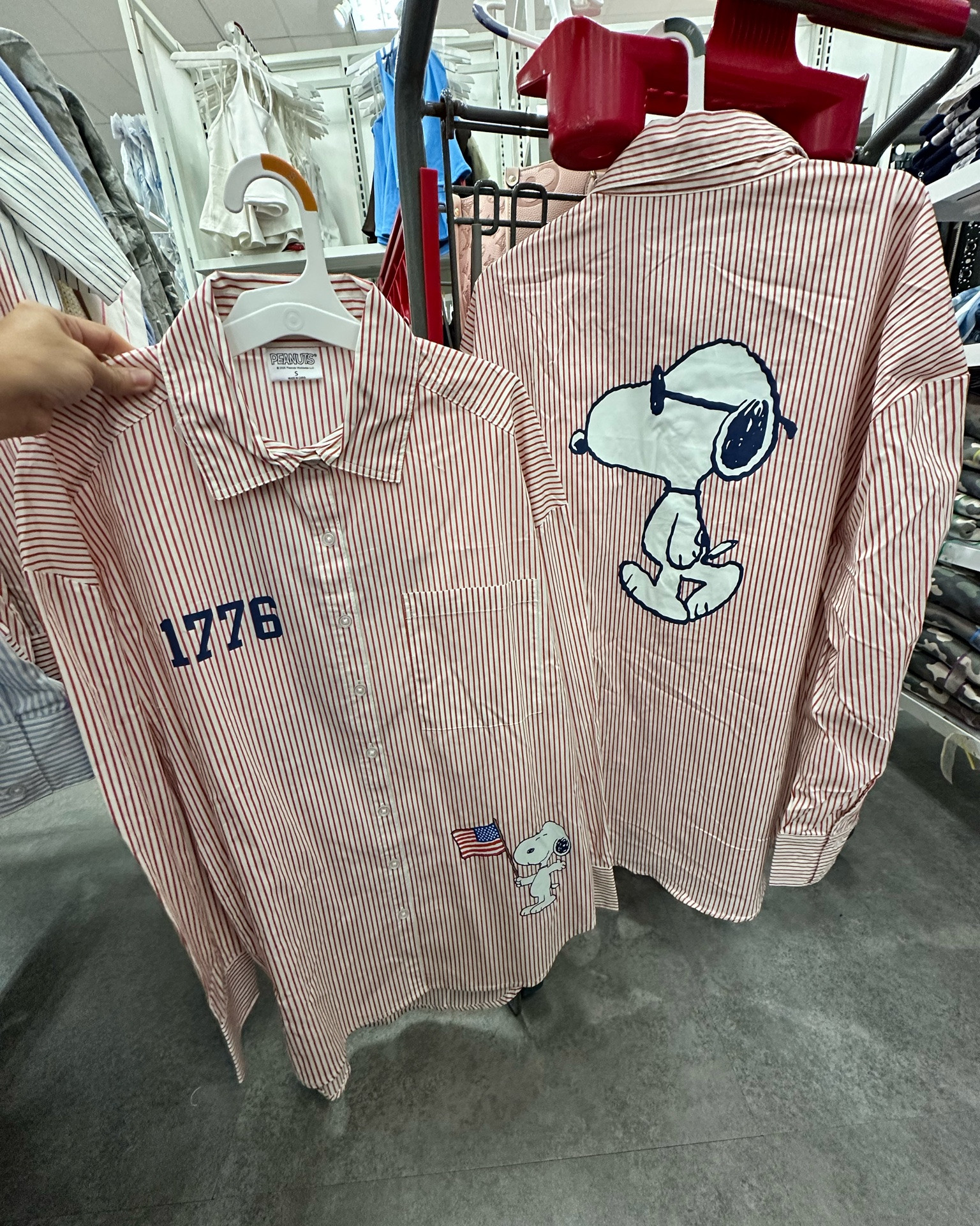 Patriotic long sleeve button down shirts at Target. Snoopy and Ralph Lauren vibes

#LTKSeasonal