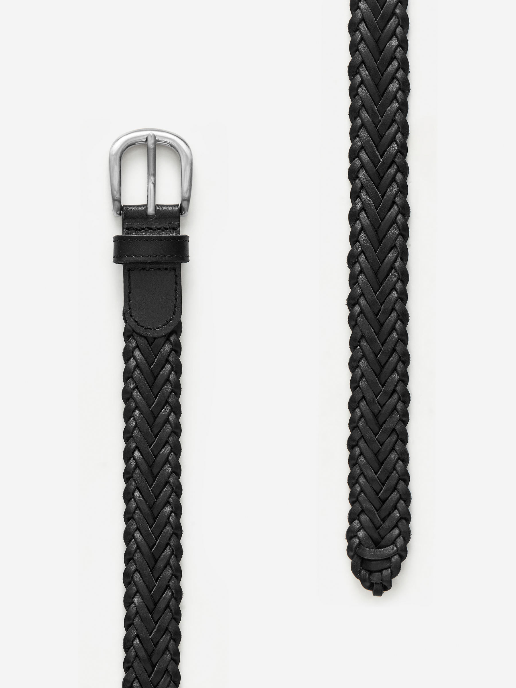 Flechtgürtel aus Leder – Schwarz – Herren – ARKET DE | Arket EU