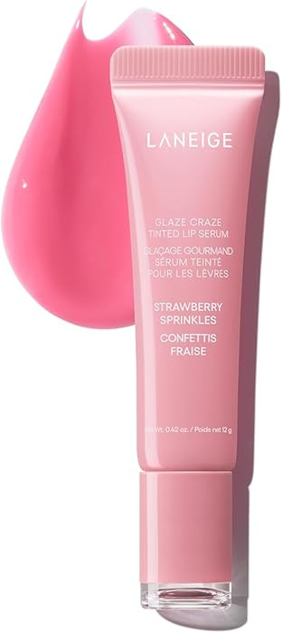 LANEIGE Glaze Craze Tinted Lip Serum: Hydrating Lip Serum for Glossy, Nourished Lips with Plumpin... | Amazon (US)