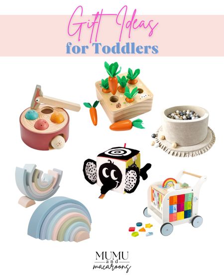 Fun gift ideas for toddlers! 

#educationaltoys #giftsfortoddlers #playroomtoys #kidstoyset #giftguidefortoddlers 