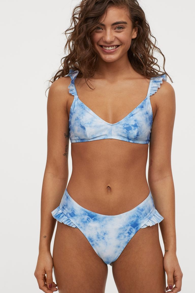 Flounce-trimmed Bikini Bottoms | H&M (US + CA)