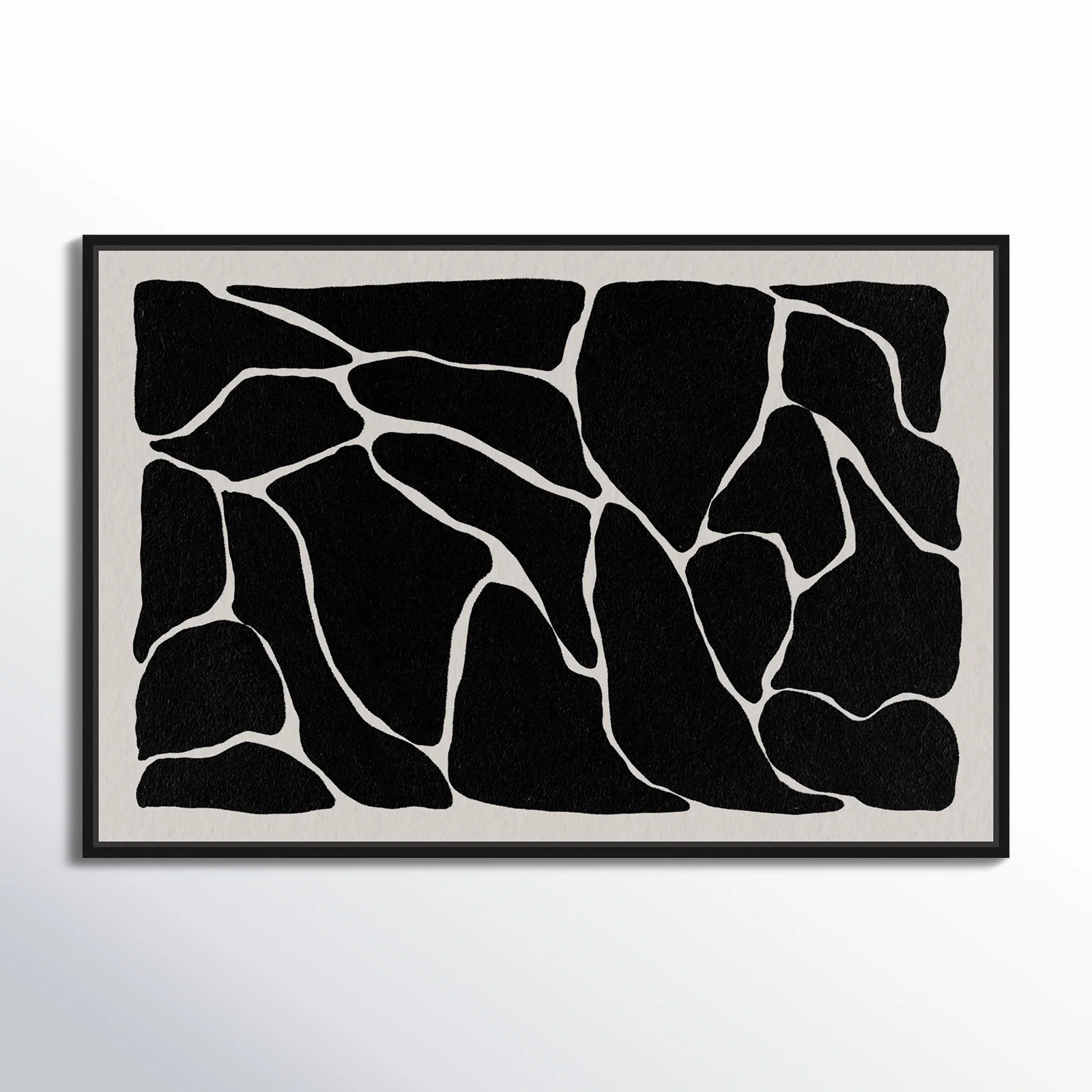 " Abstract Black And White Giraffe Pattern " | Wayfair North America