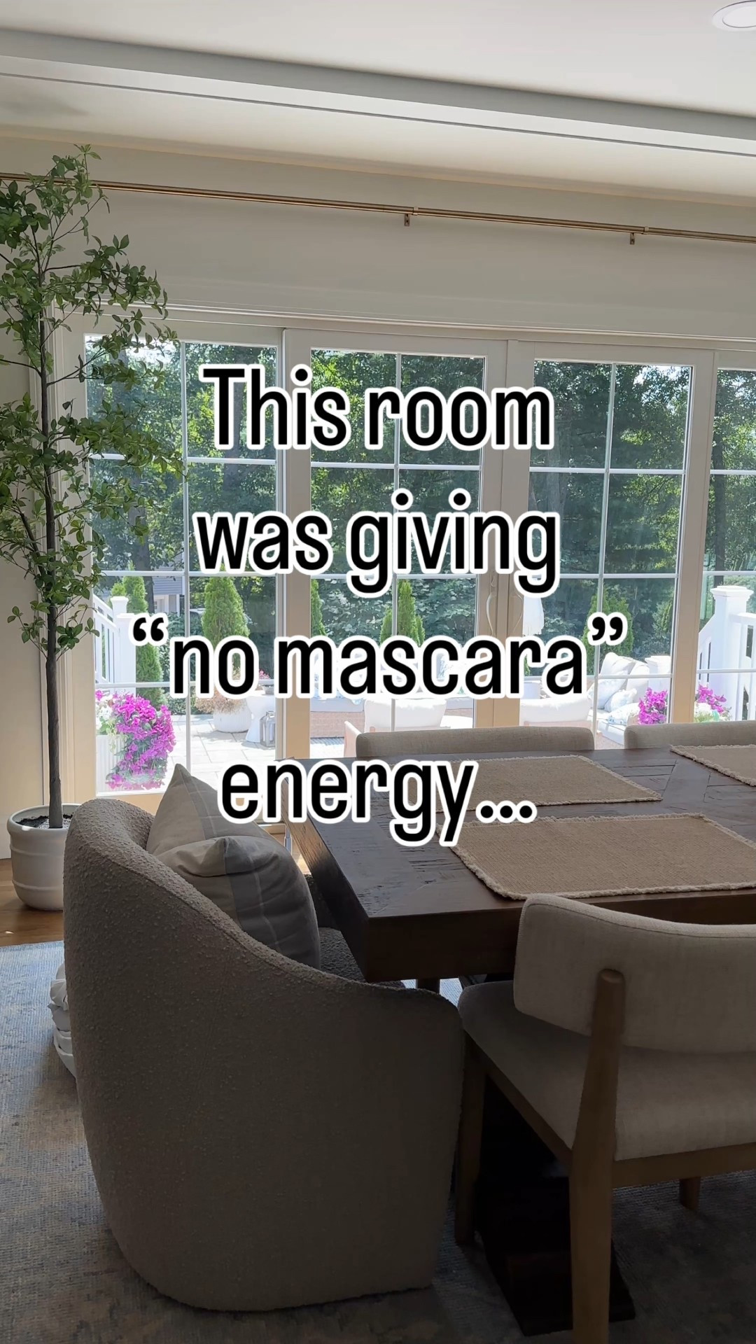 Here's how to order the curtains so that they're the same as mine:
-Color: Smoke Blue
-Header Type: Triple pleat
-Single panel finished width: Whatever width you need (mine are 60").
-Length: Measure the length you need from the curtain rod to the floor. (Mine are 94 inches for 8.5 foot ceilings).
Lining: (optional) I have 140GSM room darkening lining
Memory Shaped: (optional) I have it. If you don't get it, you just need to train the curtains.

The adjustable ratchet hooks come with the curtains, but you will need rings.