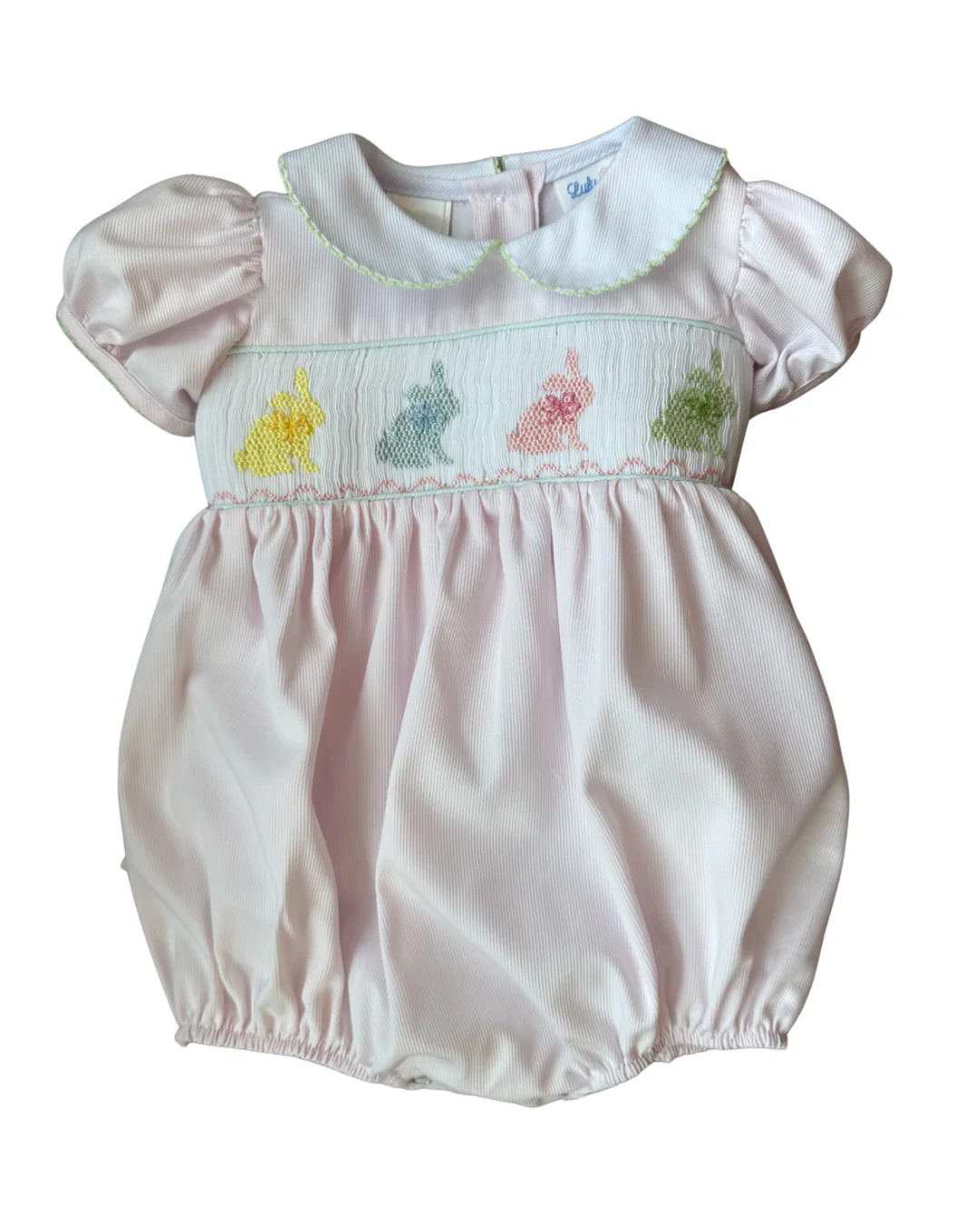 Lulu Bebe Rosie Peter Smocked Bubble | JoJo Mommy