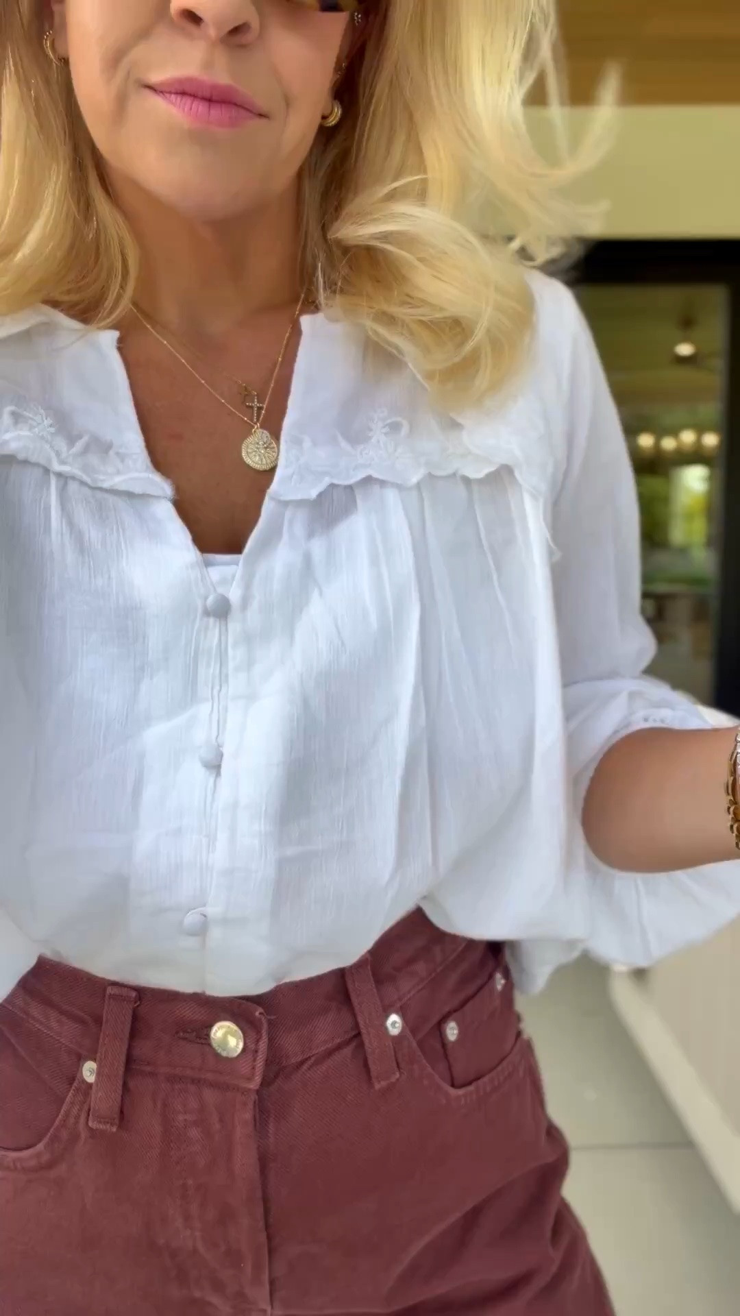 I really love both these pieces! $18 top and $24 jeans!