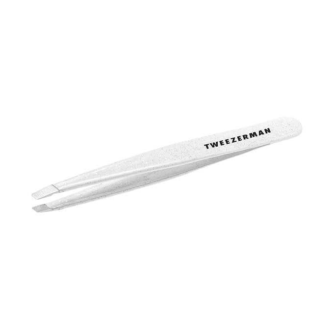 Tweezerman Exclusive Moon Dust Slant Tweezer - Hair Removal Tweezers, Stainless Steel | Amazon (US)
