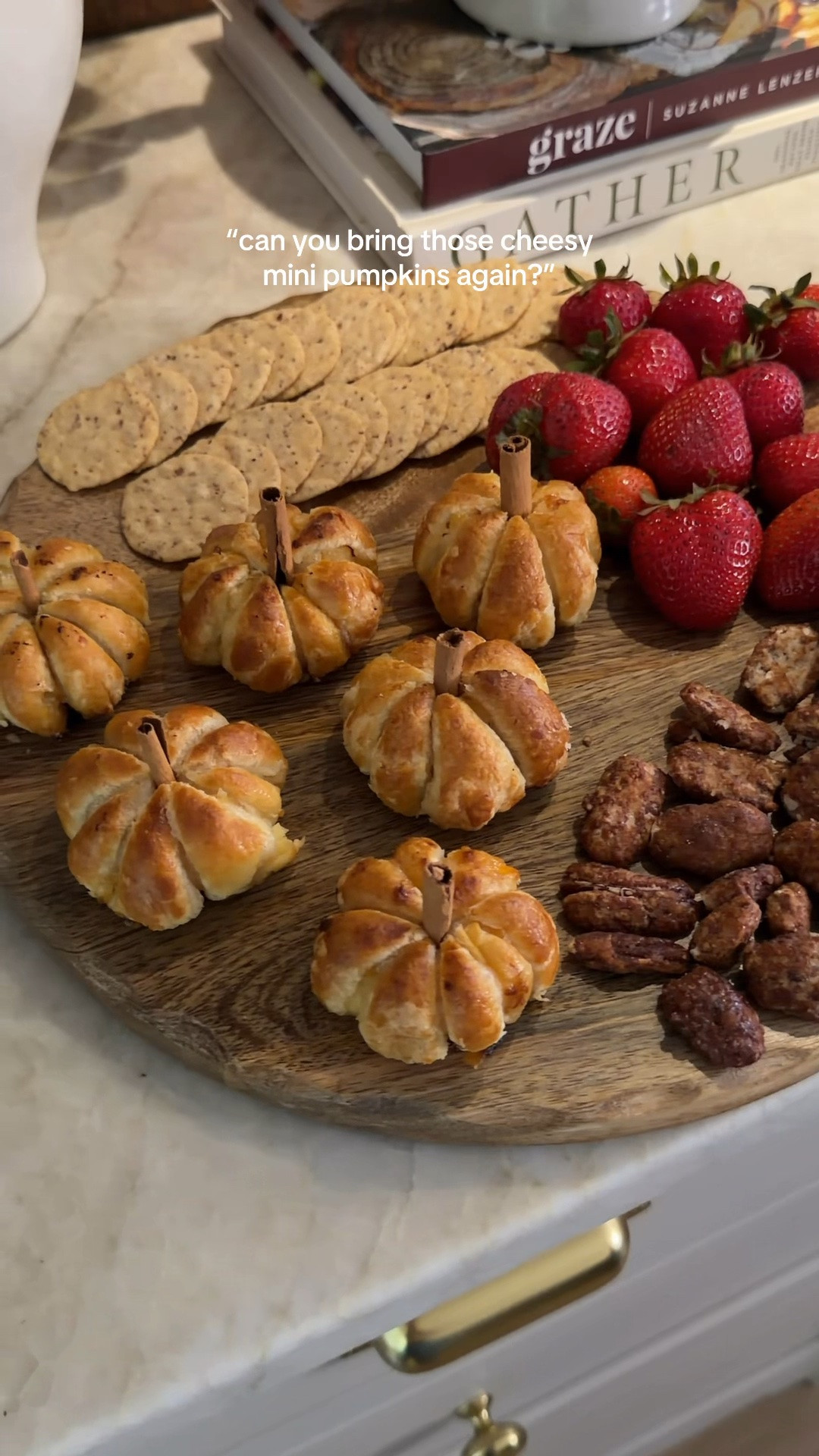 Mini Brie Pumpkins!! Also linked this gorgeous fall midi dress