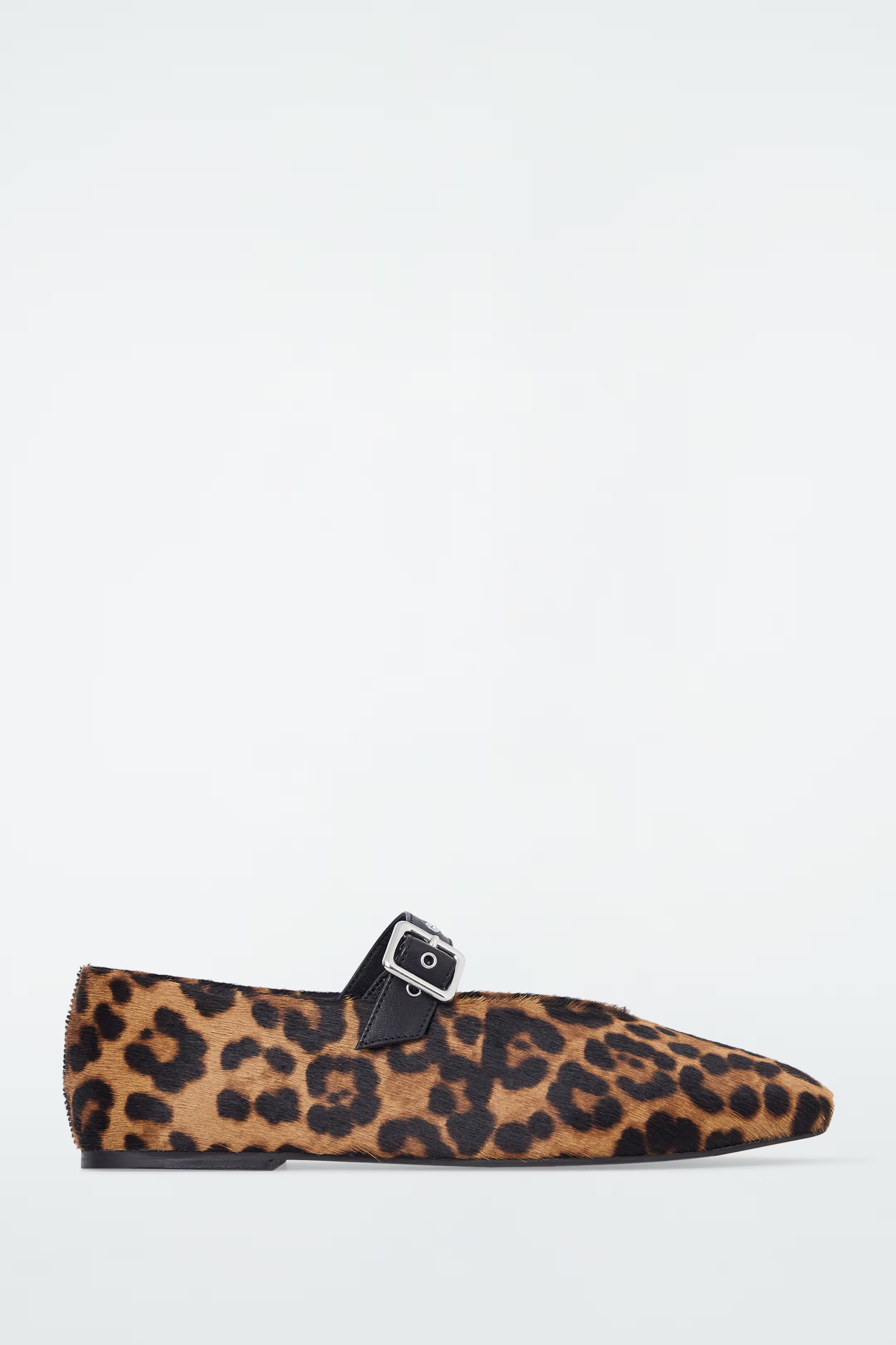 LEOPARD-PRINT PONY HAIR BALLET FLATS | H&M (UK, MY, IN, SG, PH, TW, HK)