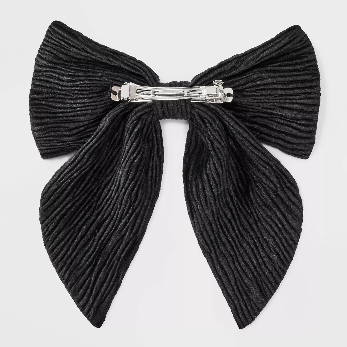 Shiny Satin Bow Hair Barrette - A New Day™ | Target