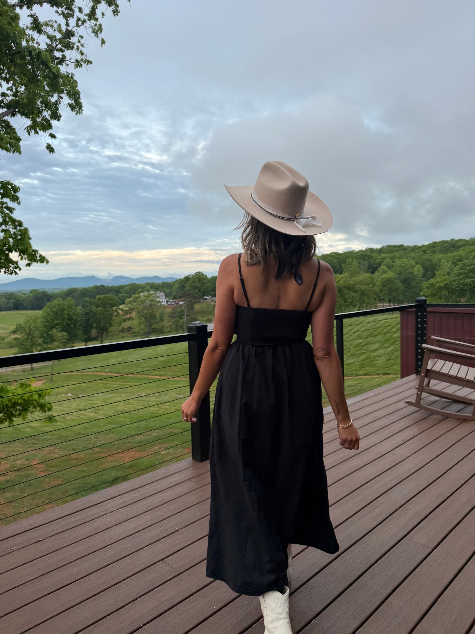 The perfect black midi dress worn for a day visiting wineries in North Georgiaa

#LTKTravel #LTKFestival #LTKootd