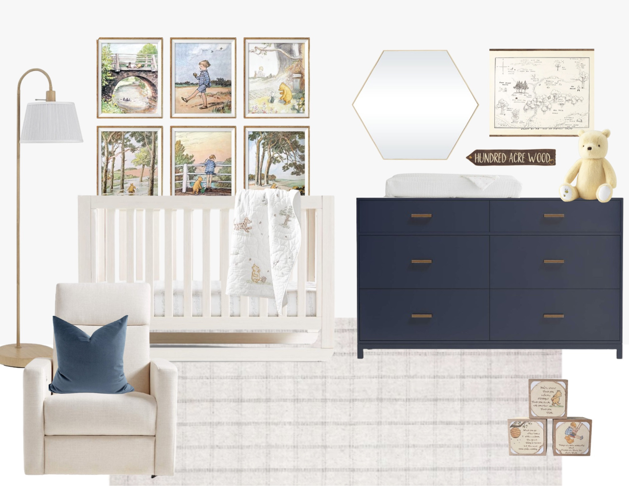 Nursery, Winnie the Pooh, gender neutral, boy nursery, girl nursery, nursery decor, theme, theme nursery 

#LTKstyletip #LTKhome #LTKkids