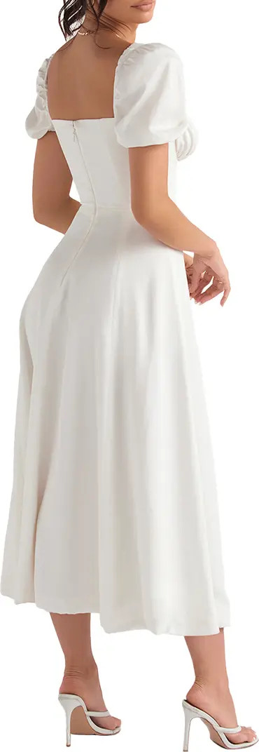 Tallulah Puff Sleeve Midi Dress | Nordstrom