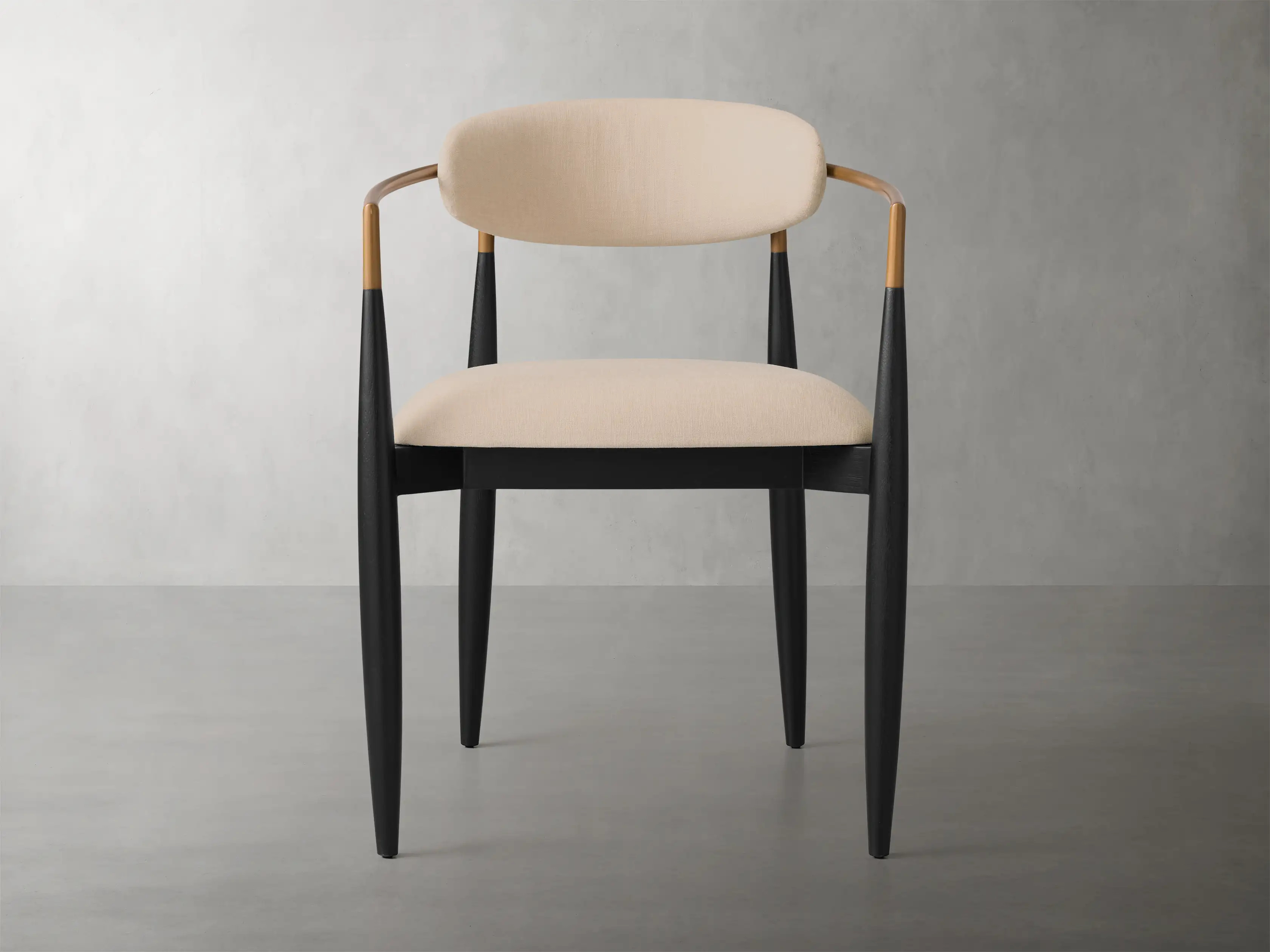 Jagger Dining Arm Chair in Avery Blush | Arhaus