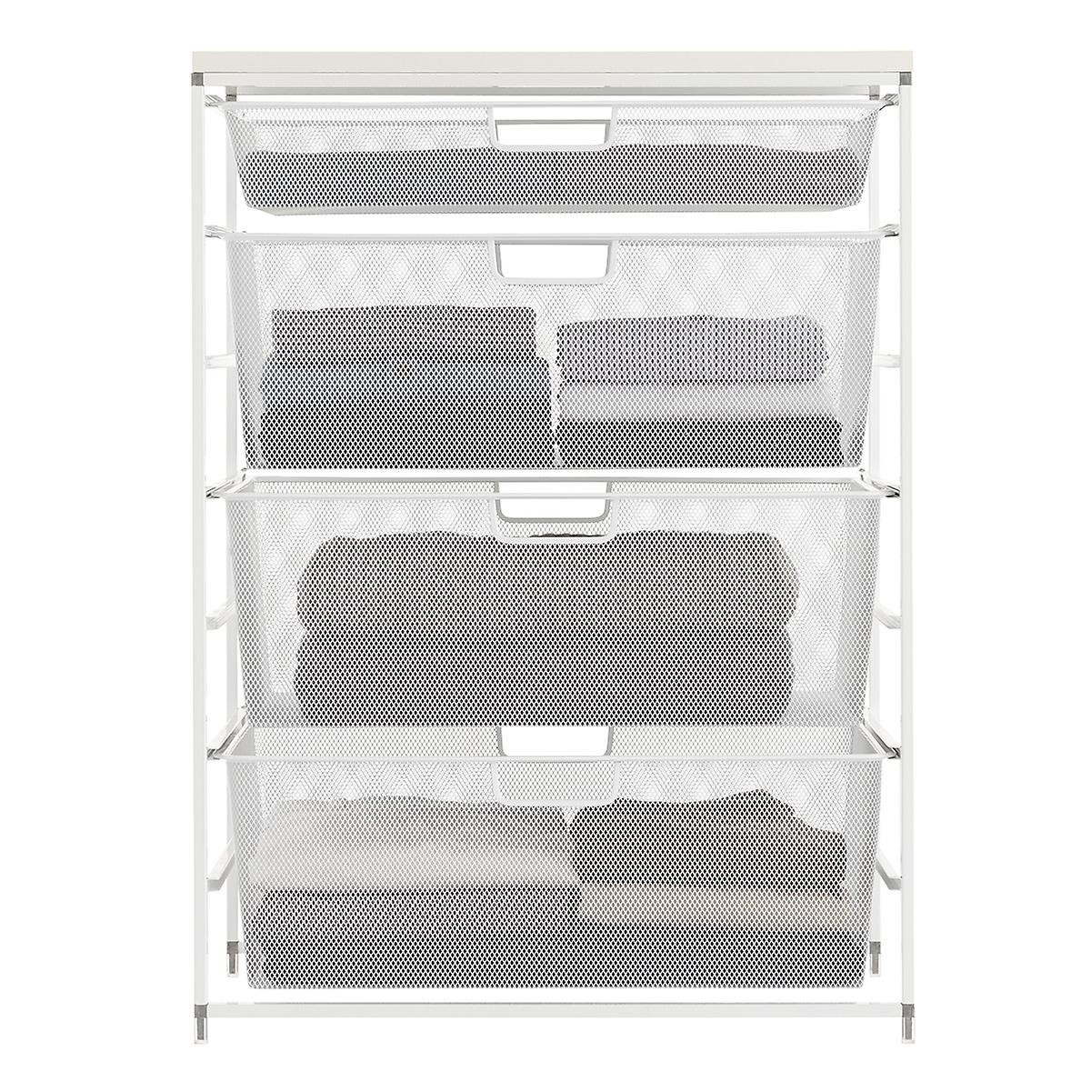 Elfa White Mesh Closet Drawers | The Container Store